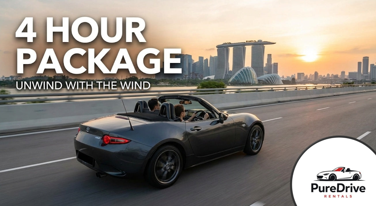 4-hour Rental for Mazda MX5 2.0A